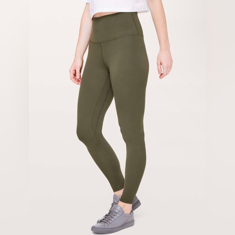 Lululemon Align high waisted xs small size 4 Olive Green Leggings